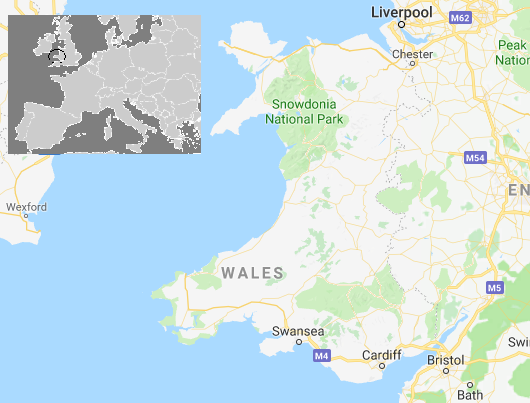 Google Maps - Wales