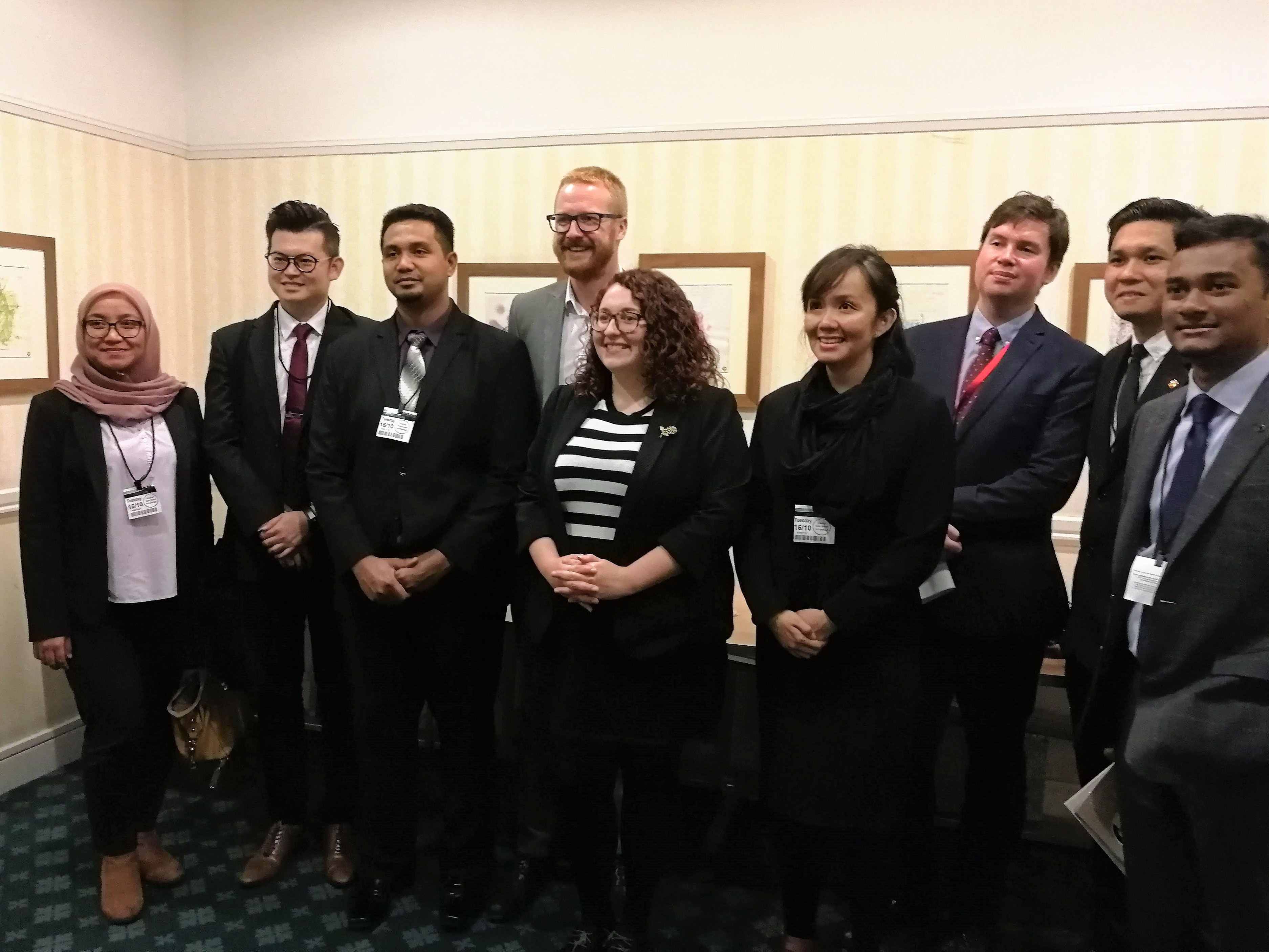 Lloyd Russell-Moyle MP, Danielle Rowley MP, Dan Carden MP with the delegation following a roundtable discussion