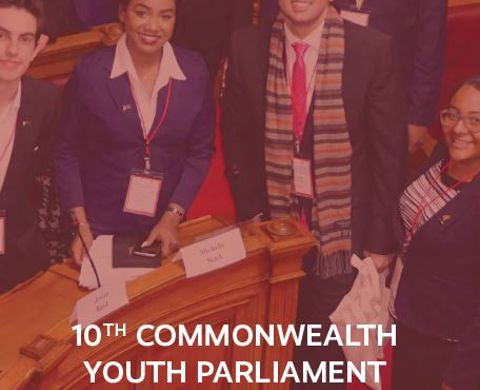 Apply to attend the Commonwealth Youth Parliament listing image
