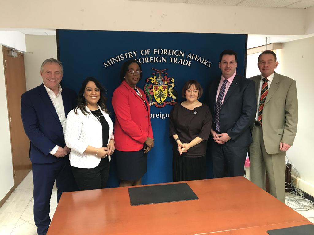 Delegates met with the Minister for International Trade, Hon. Sandra Husbands MP, to discuss UK-Barbados trade links and opportunities