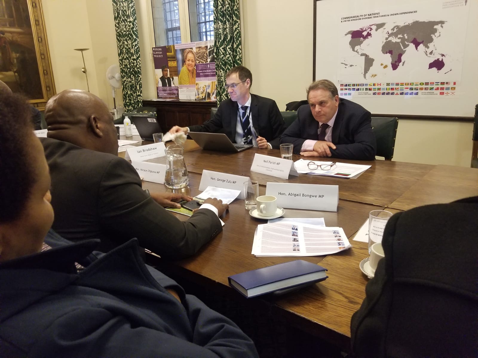 Neil Parish MP, Chair of the Environment, Food and Rural Affairs Committee meeting delegates.