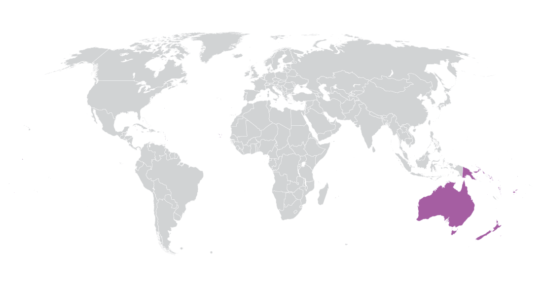 australasia map