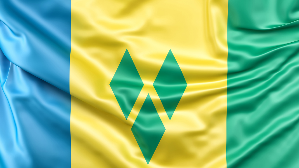 Flag of St Vincent & The Grenadines