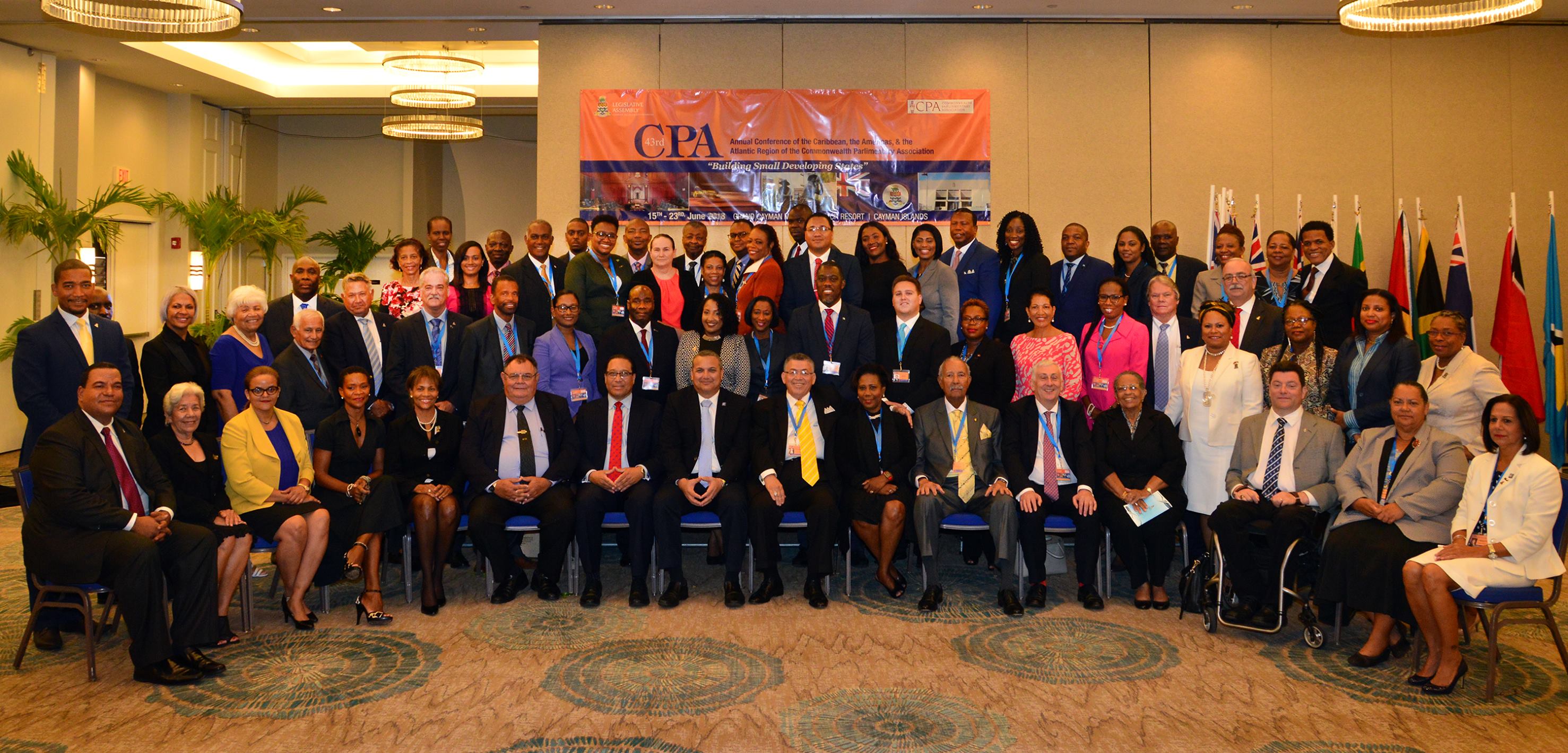 Delegates at the 43rd Annual CPA Caribbean, Americas and Atlantic Regional Conference