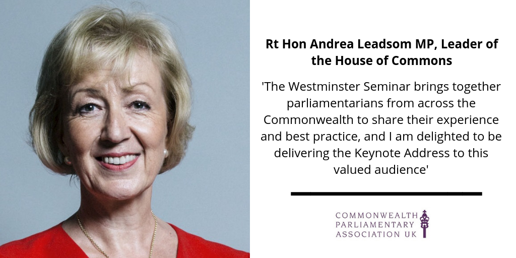 Rt Hon Andrea Leadsom MP, Leader of the House of Commons