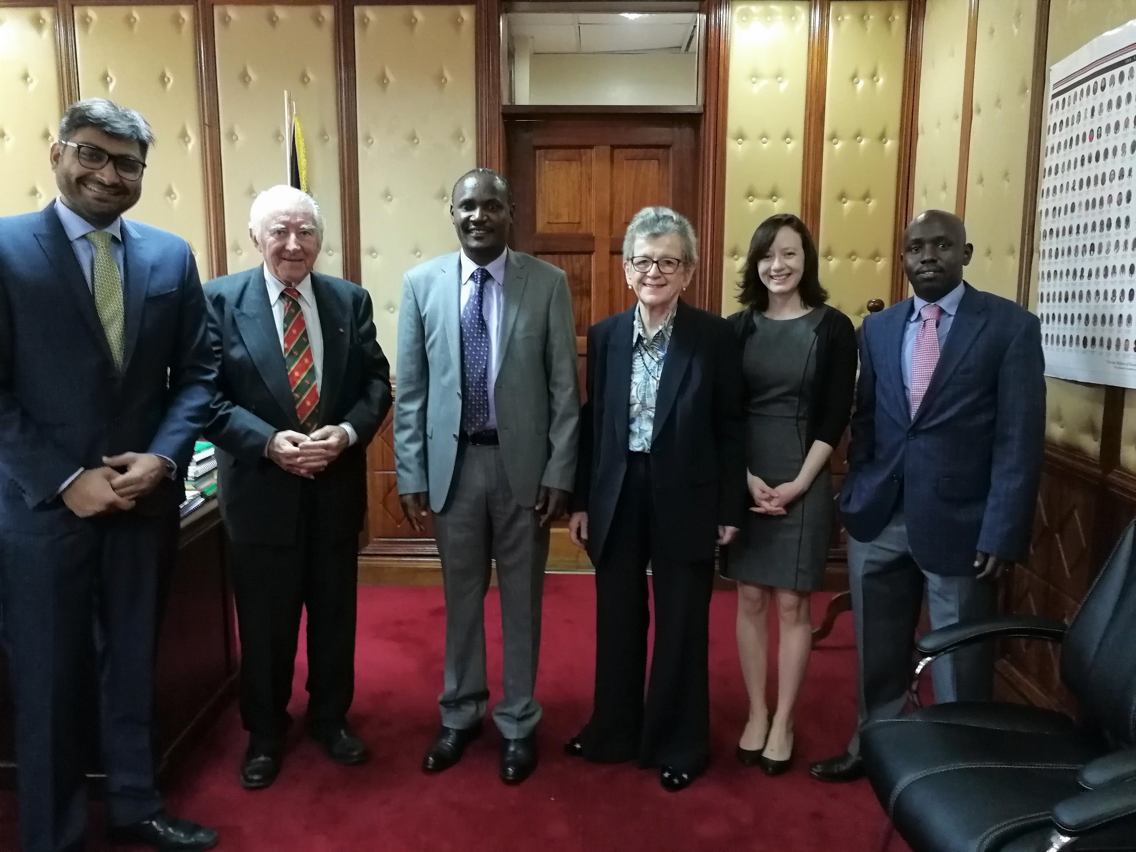 The delegation meets with Hon. John Ng’ongo Mbadi, National Assembly Minority Leader