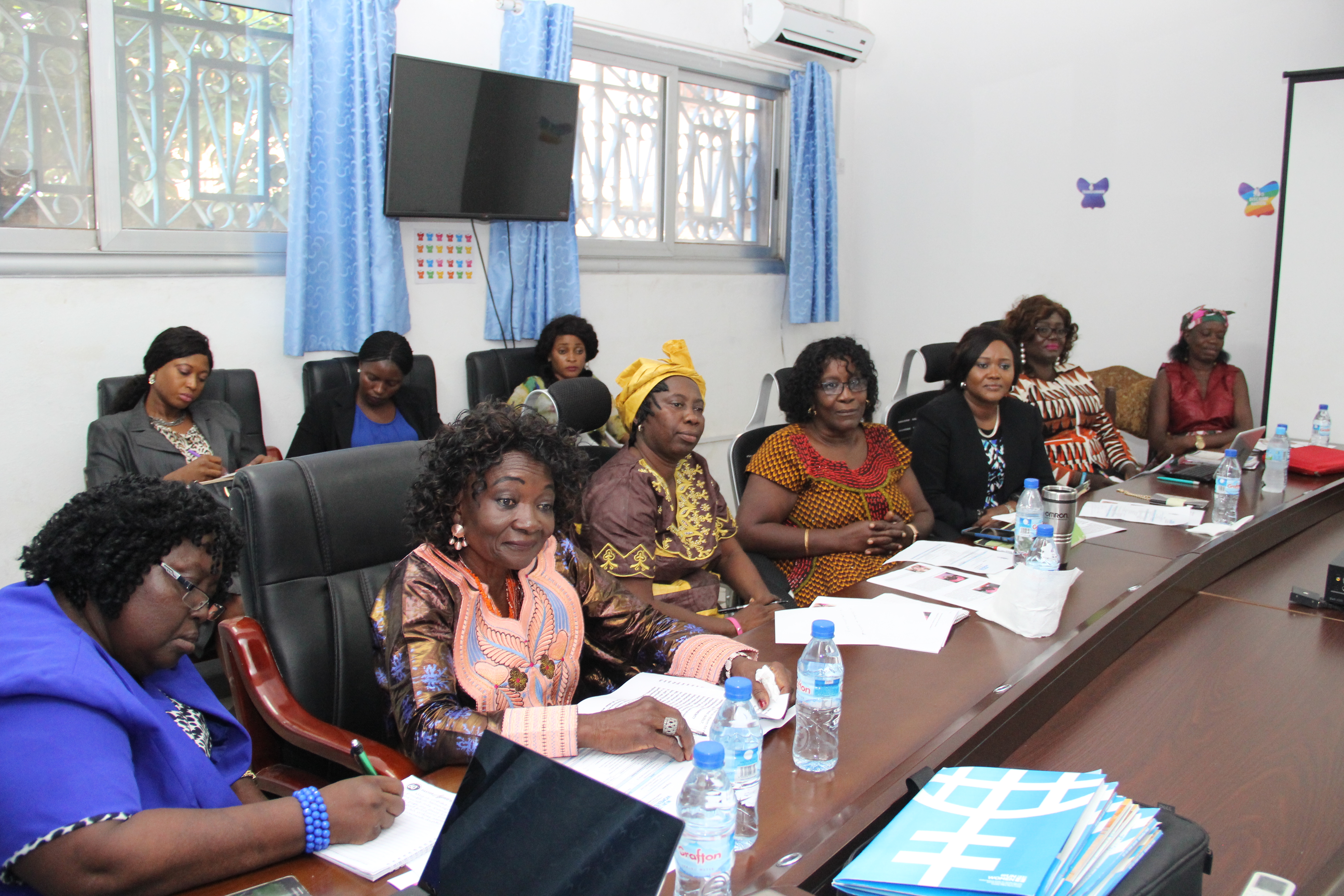 Meeting with the Women's Shadow Parliament Sierra Leone at UN Women