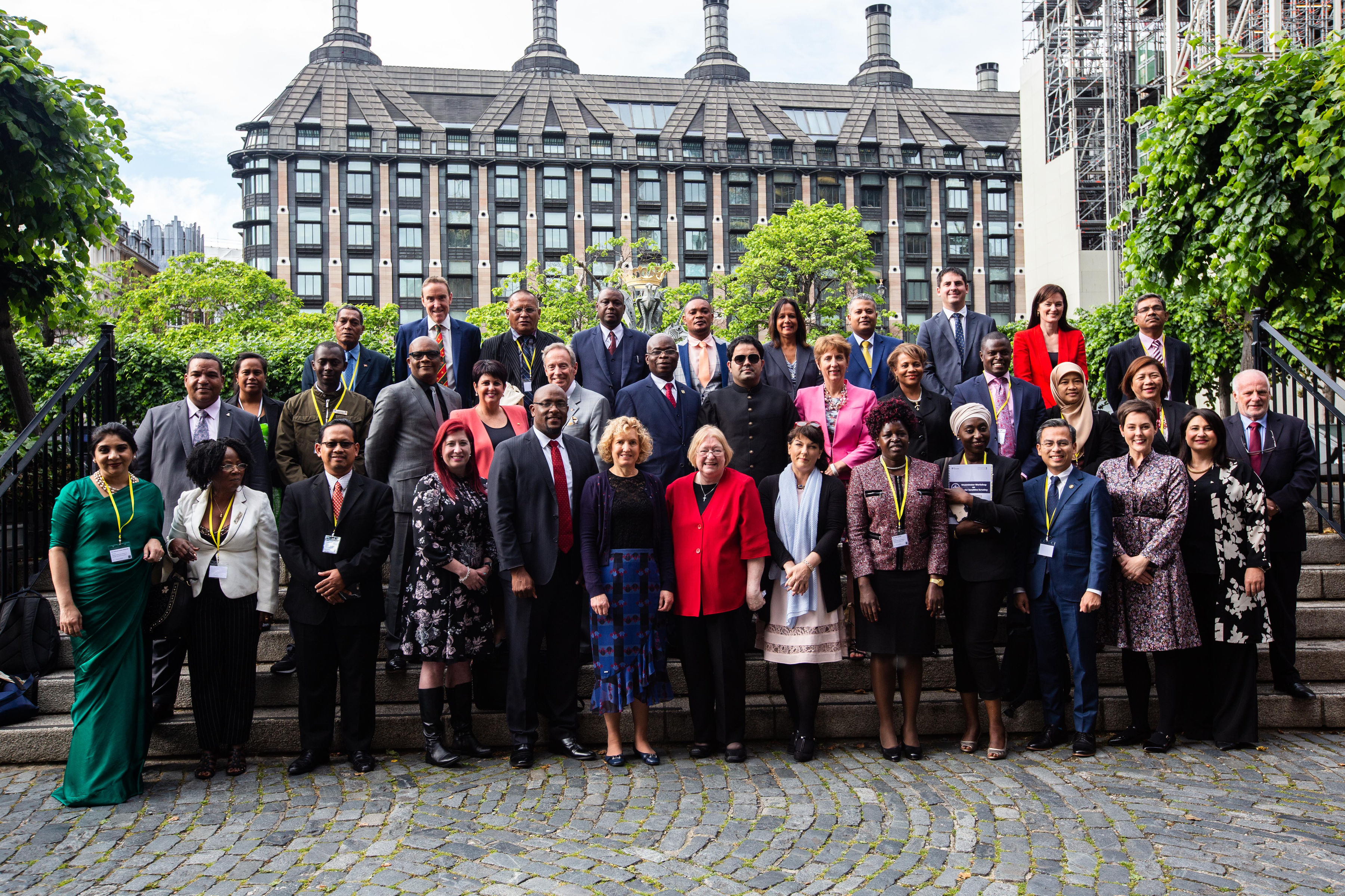 Workshop delegates from 25 legislatures from all regions of the Commonwealth