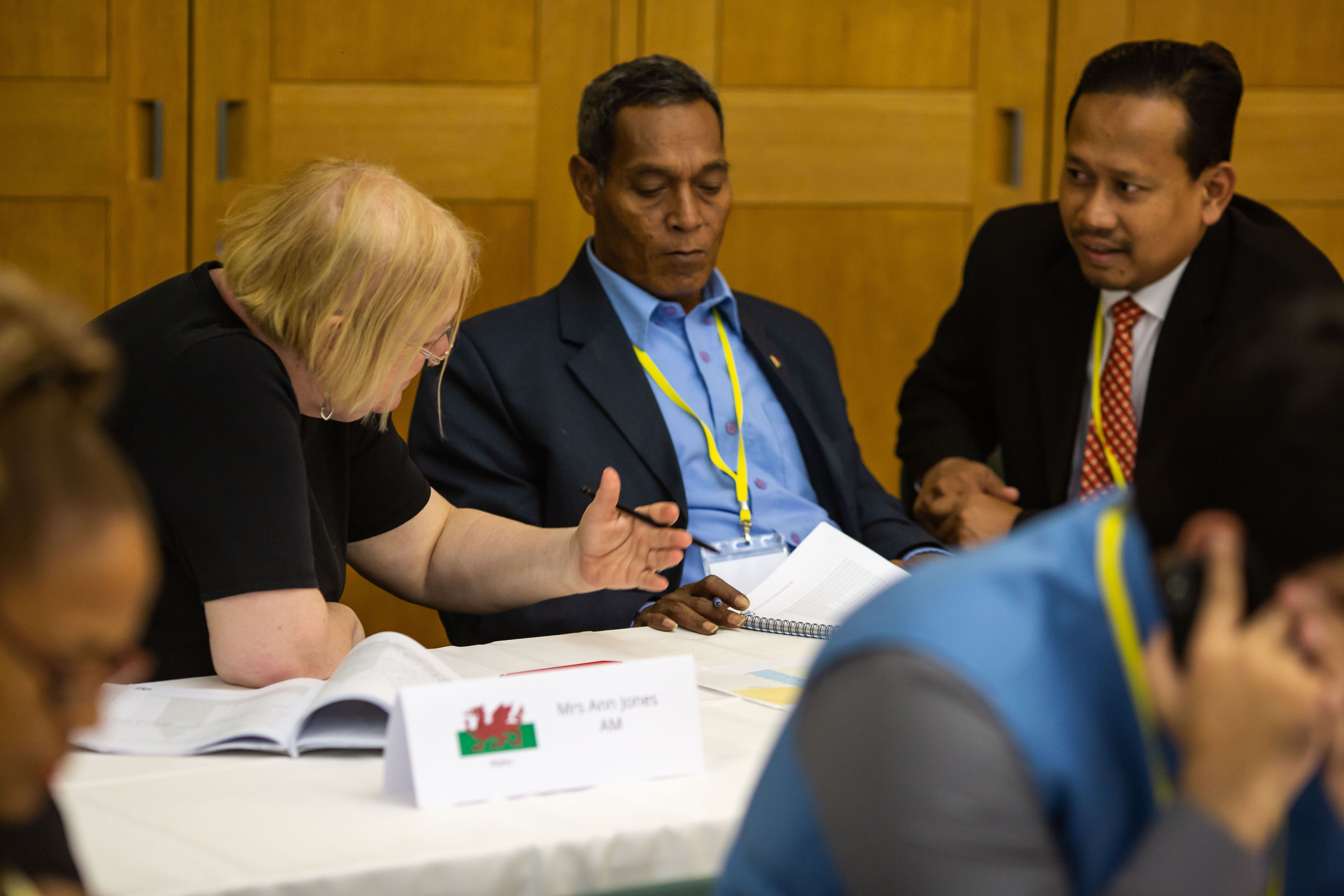 Discussion during a Workshop session