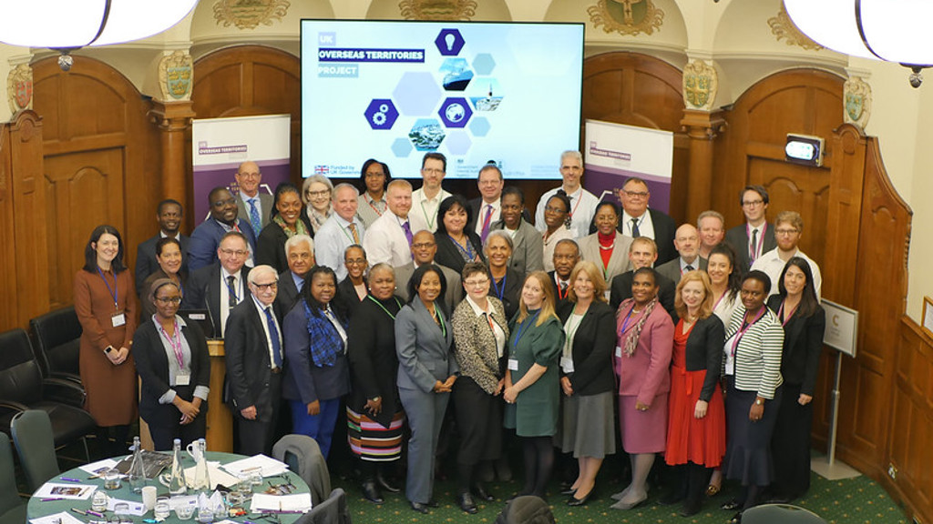 Delegates representing 10 UK Overseas Territories gather in London for the Forum