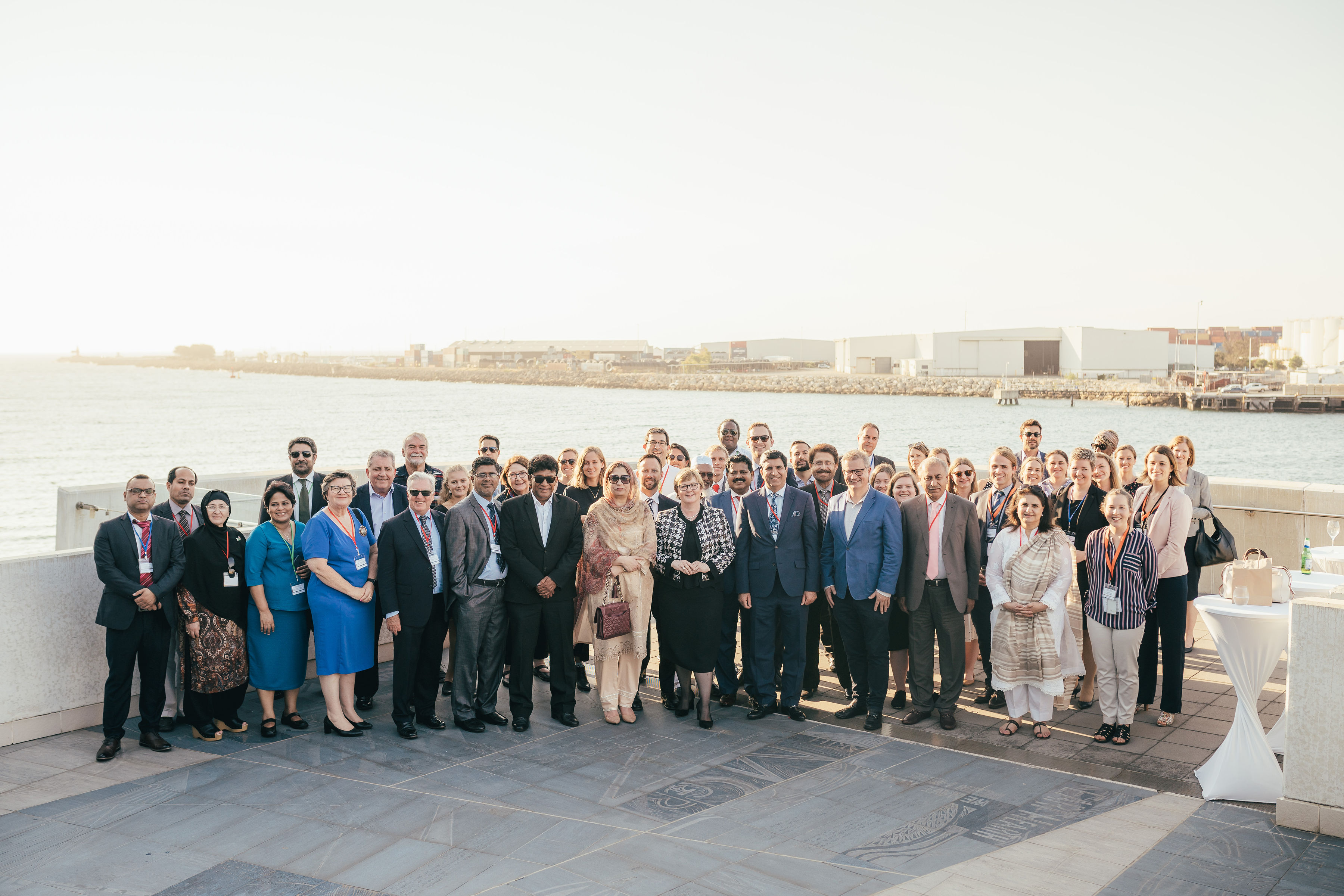 Delegates on Day 1 of the workshop at a reception hosted by Minderoo Foundation and Senator the Hon Linda Reynolds CSC