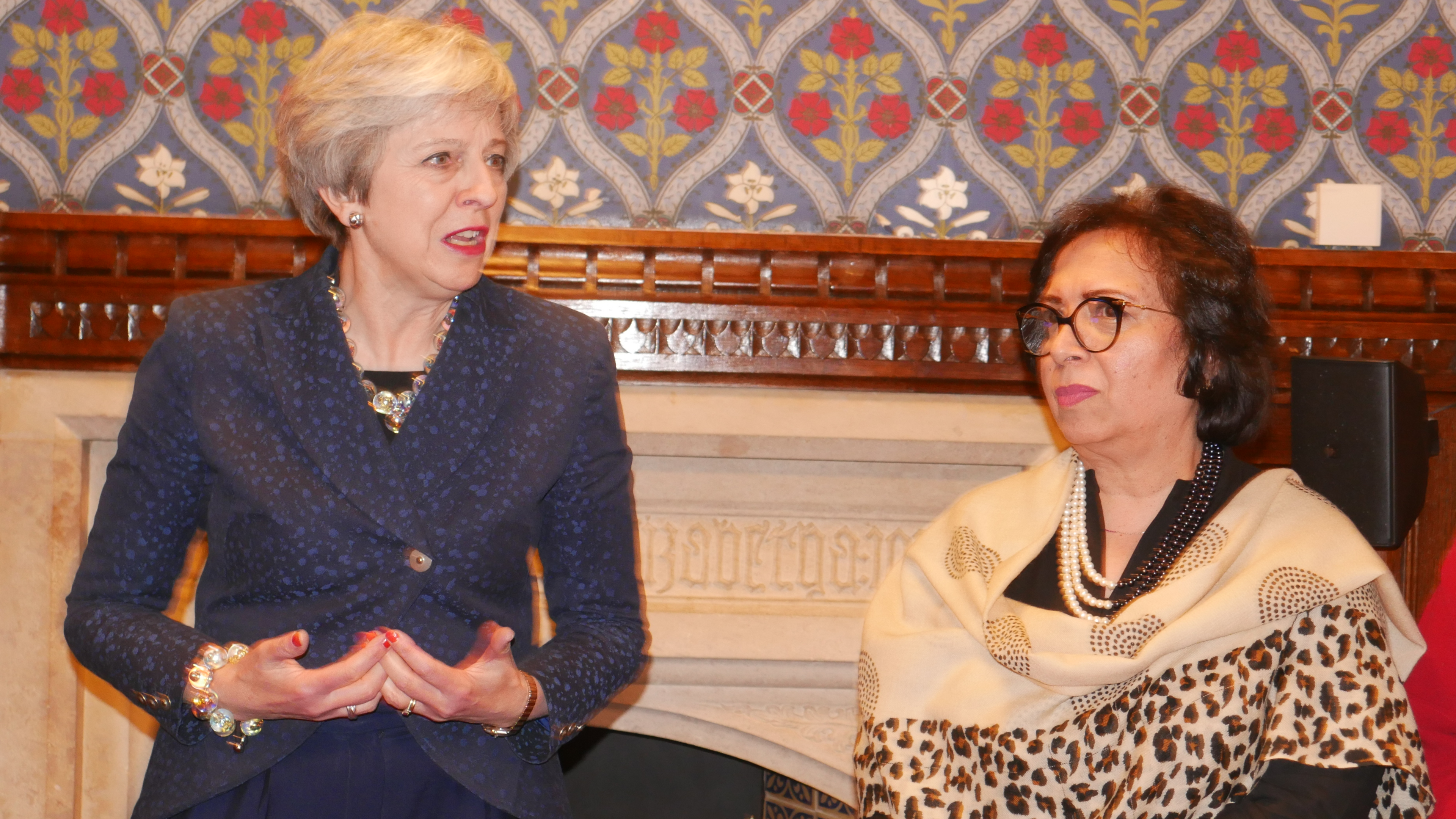 Rt Hon. Theresa May MP and WPC Secretary Hon. Munaza Hassan MNA reflected on the importance of women's representation to effective parliamentary scrutiny