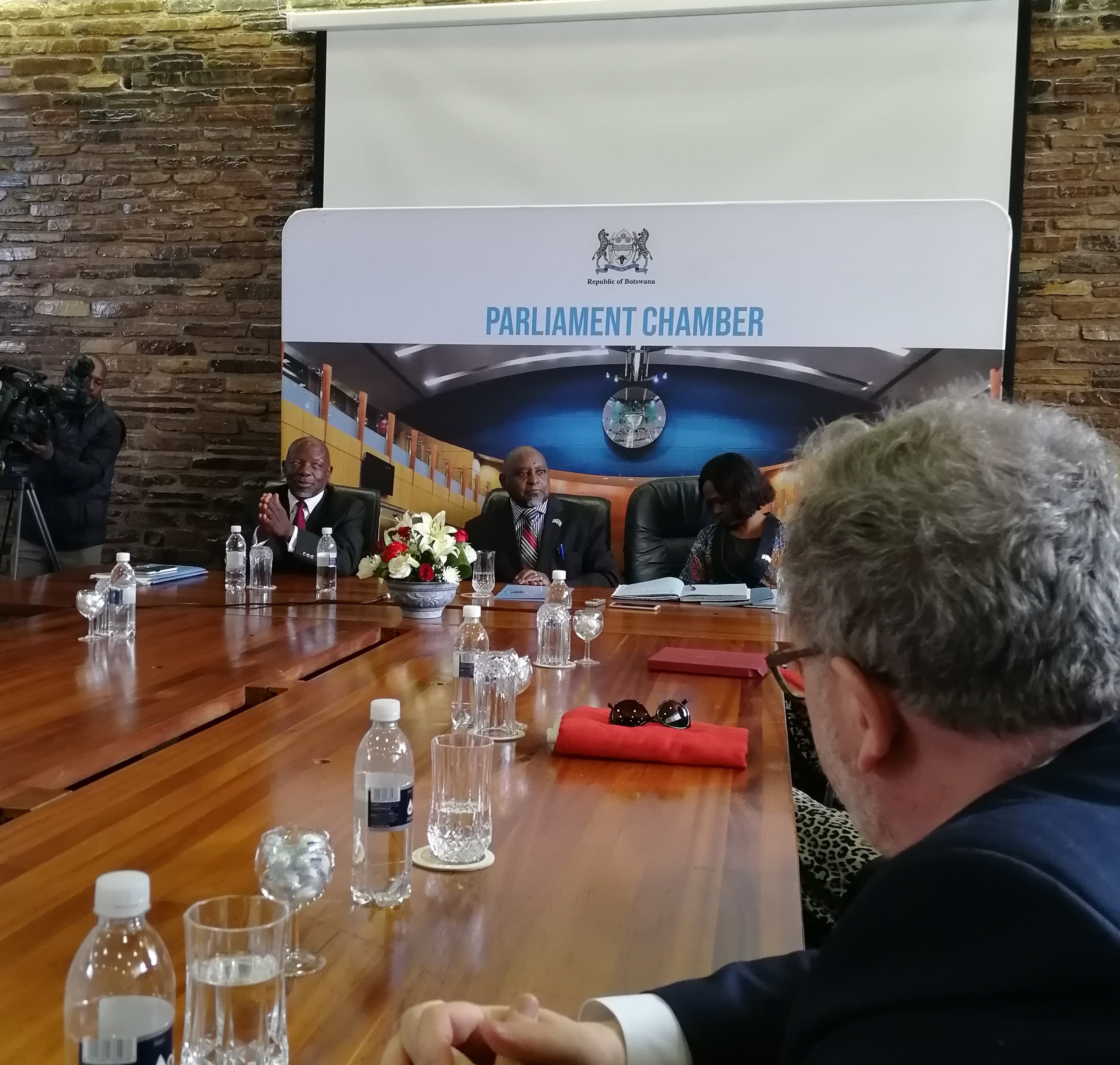 The delegation heard from the Speaker about the large turnover in Members at October's election