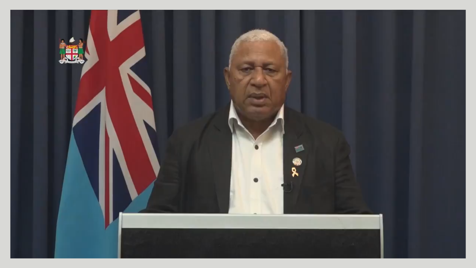 Hon. Josaia V Bainimarama, Prime Minister of Fiji, closes the Forum