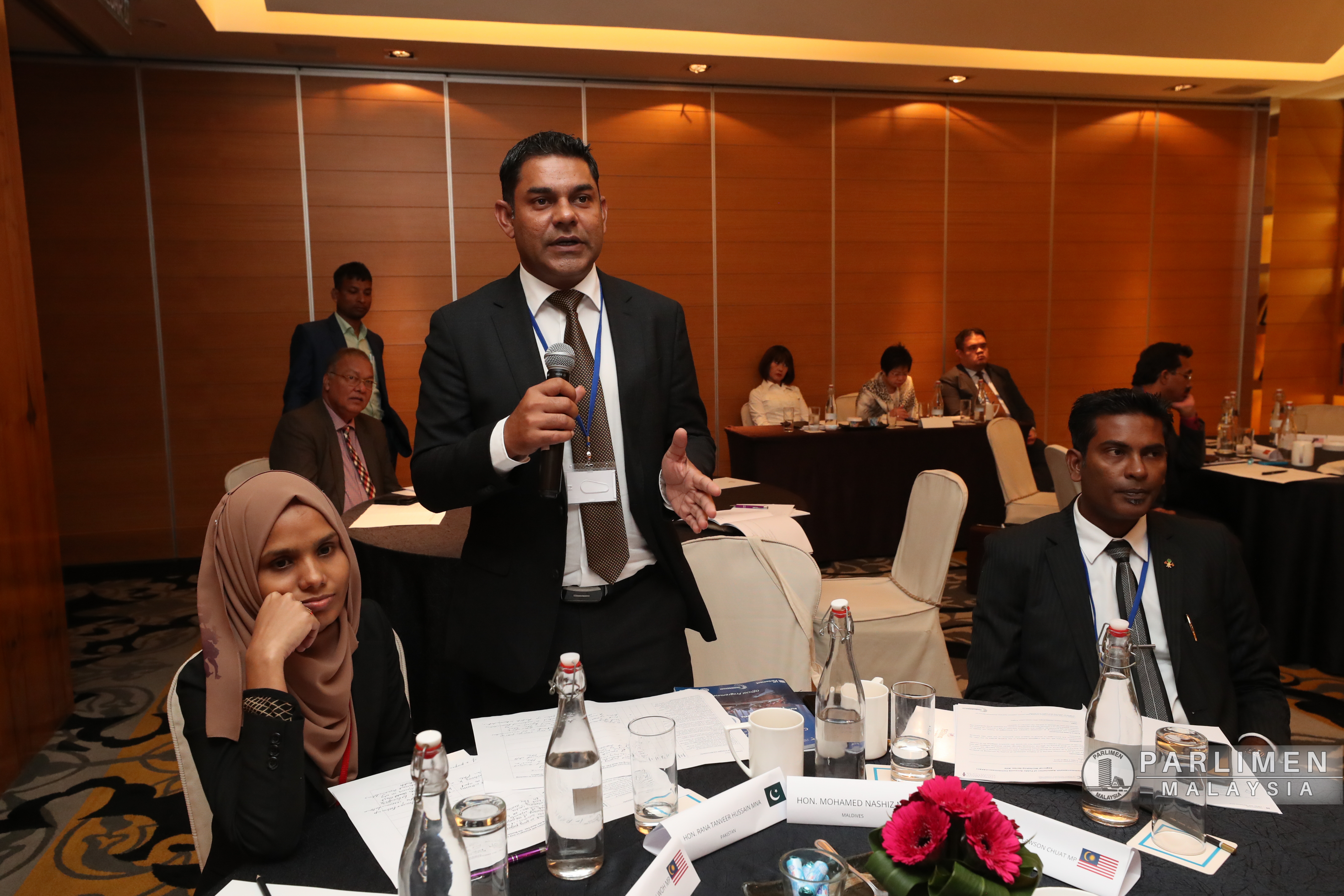 Hon. Mohamed Nashiz MP at the CAPAC Asia Workshop in Malaysia, 2019