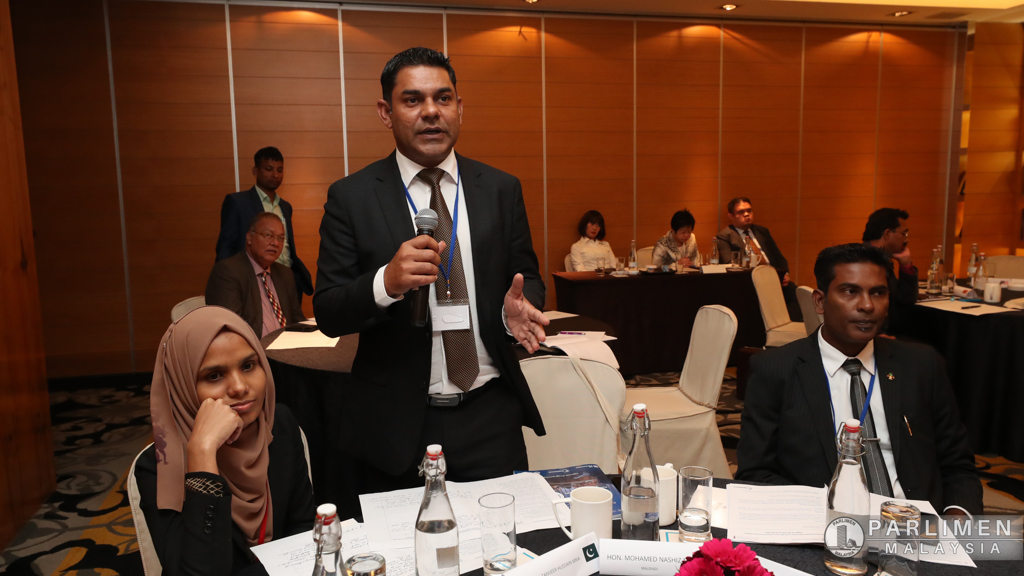 Hon. Mohamed Nashiz MP at the CAPAC Asia Workshop in Malaysia, 2019