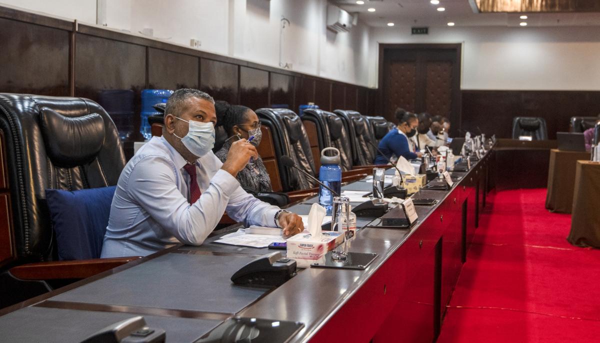 Image depicting Members of the National Assembly of Seychelles seated in the Chamber