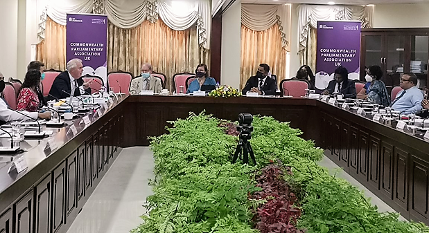 Exchange between members of the UK Public Accounts Committee and members of the Maldives Public Accounts Committee in the People's Majlis, Maldives