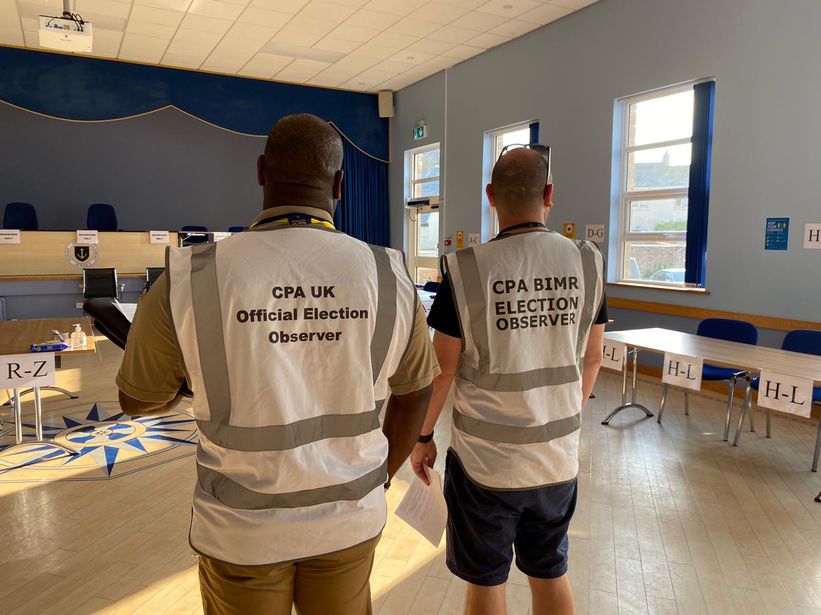 International Observers at a polling station