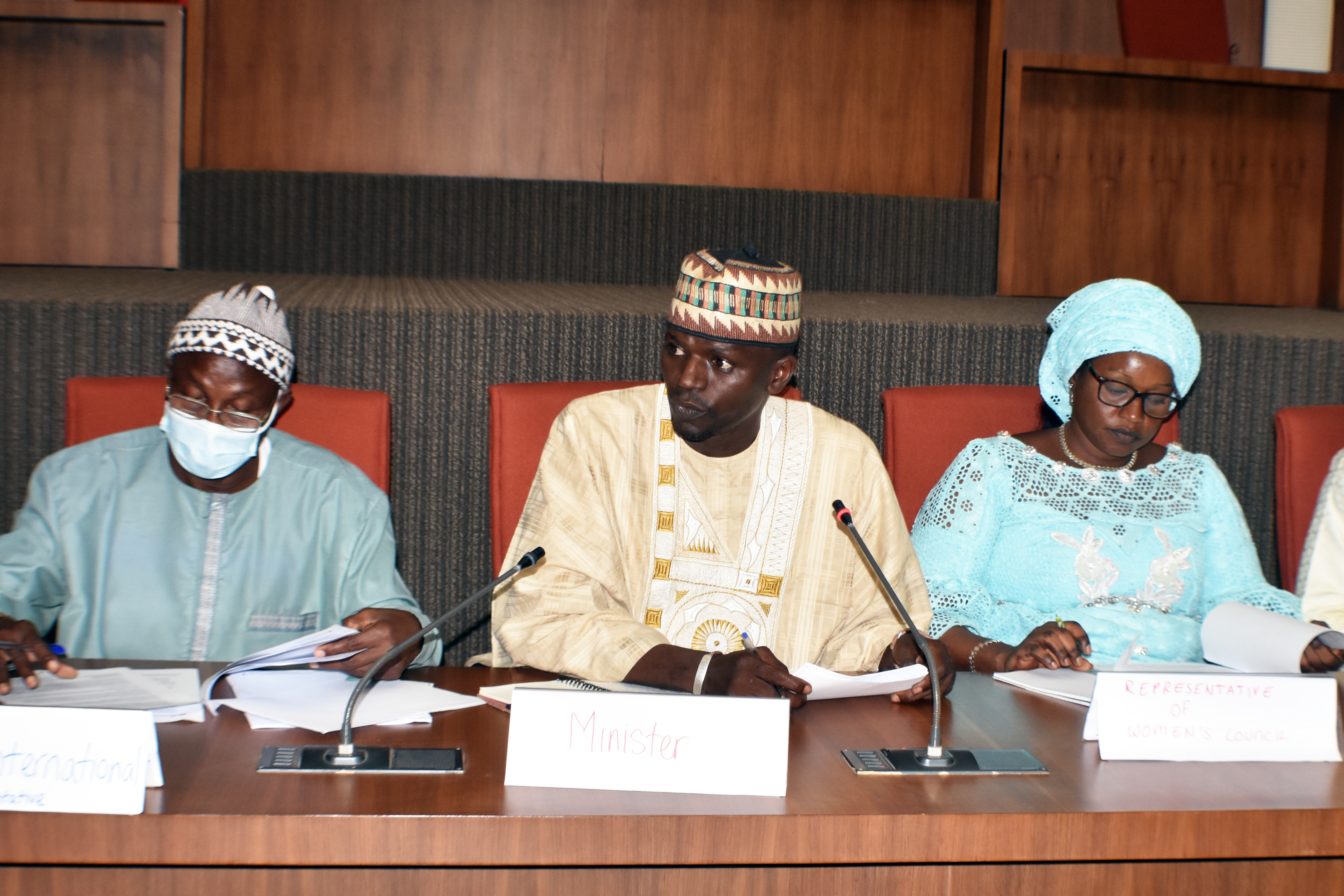 Members of Gambia National Assembly participating in a Committee Exercise as part of a CPA UK programme in 2022