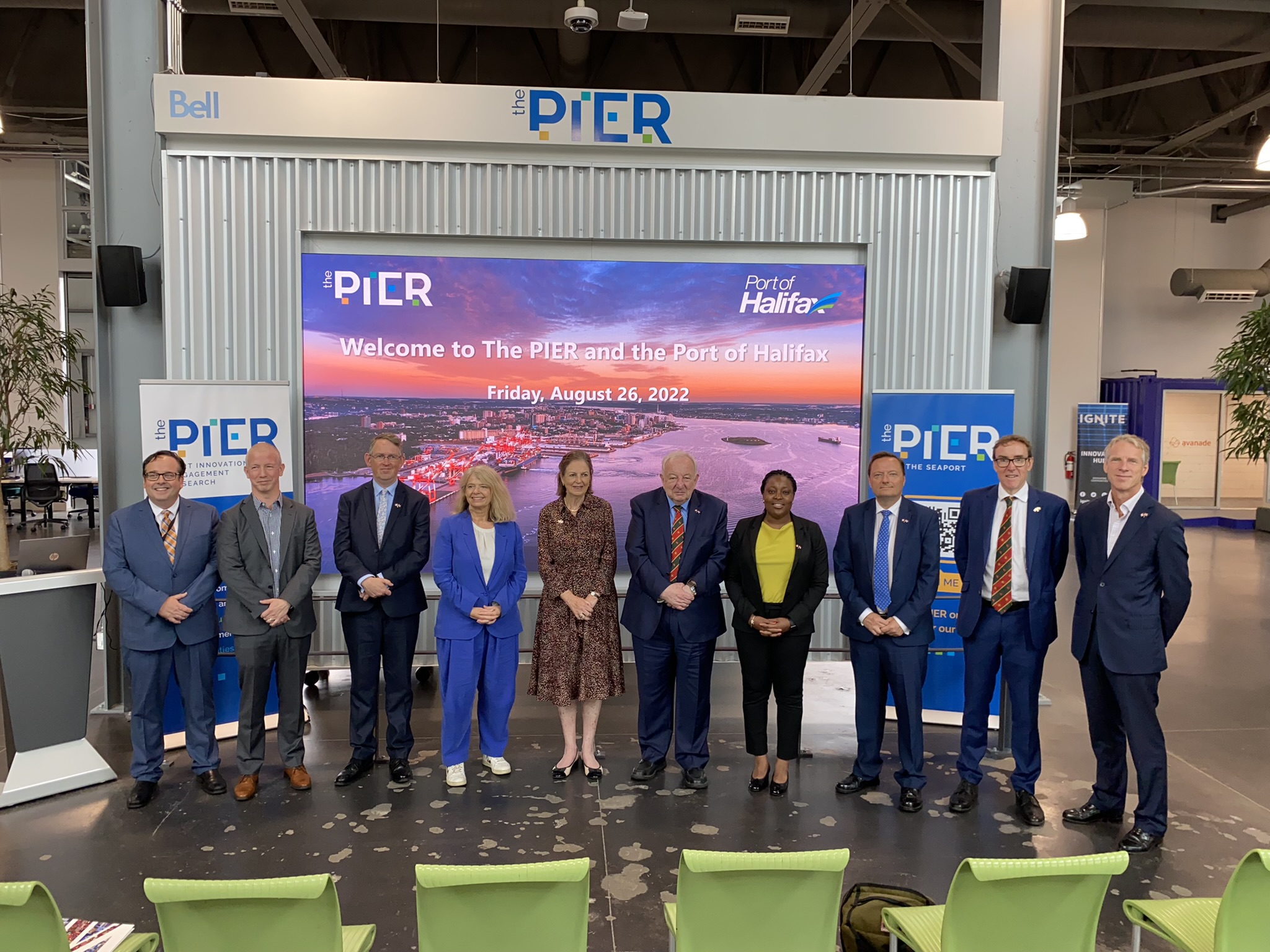 CPA UK delegation at PIER, Halifax’s centre for port innovation, planning and strategy