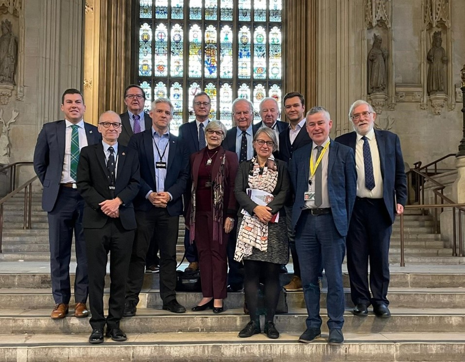 The Parliament of Canada delegation with members of the APPG on Frozen British Pensions.