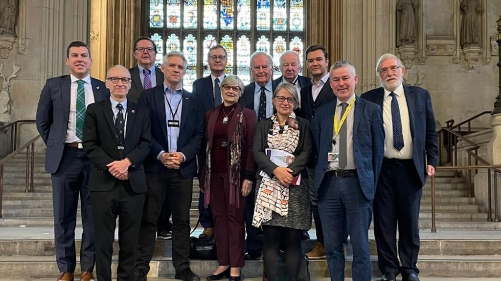 The Parliament of Canada delegation with members of the APPG on Frozen British Pensions.