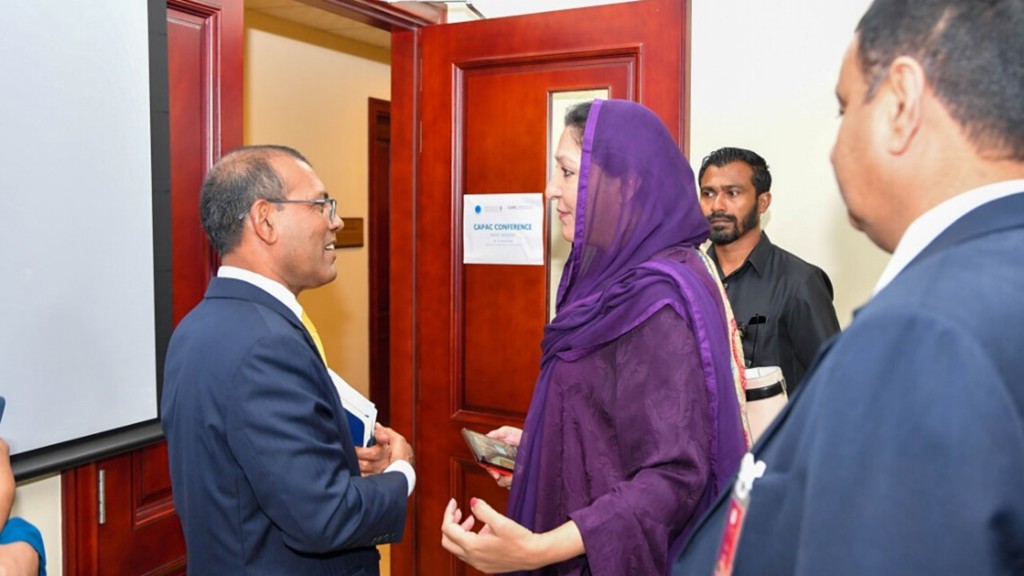 Delegates from Pakistan meeting the Speaker of the People’s Majlis