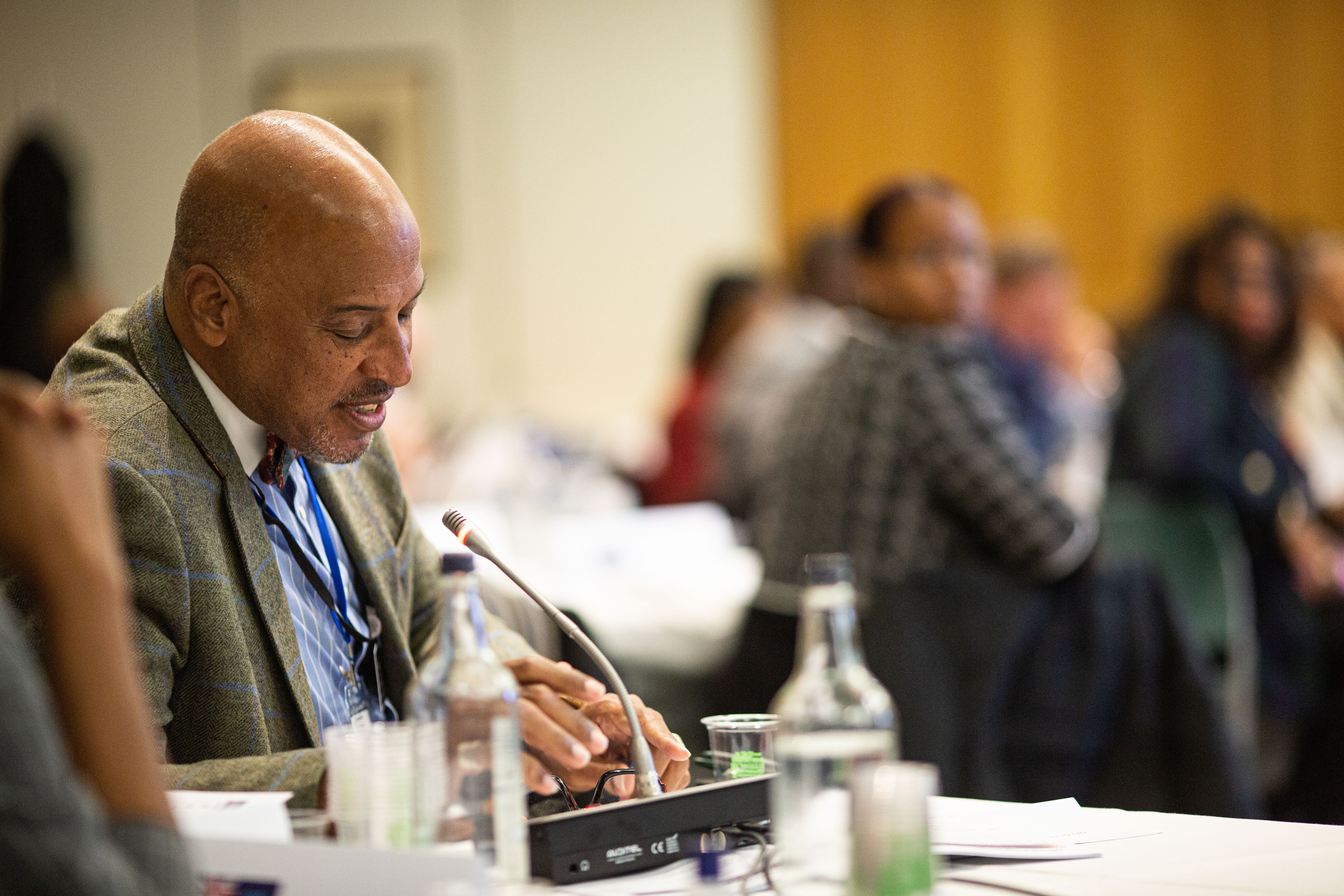Overseas Territories Forum Delegate contributes to a discussion