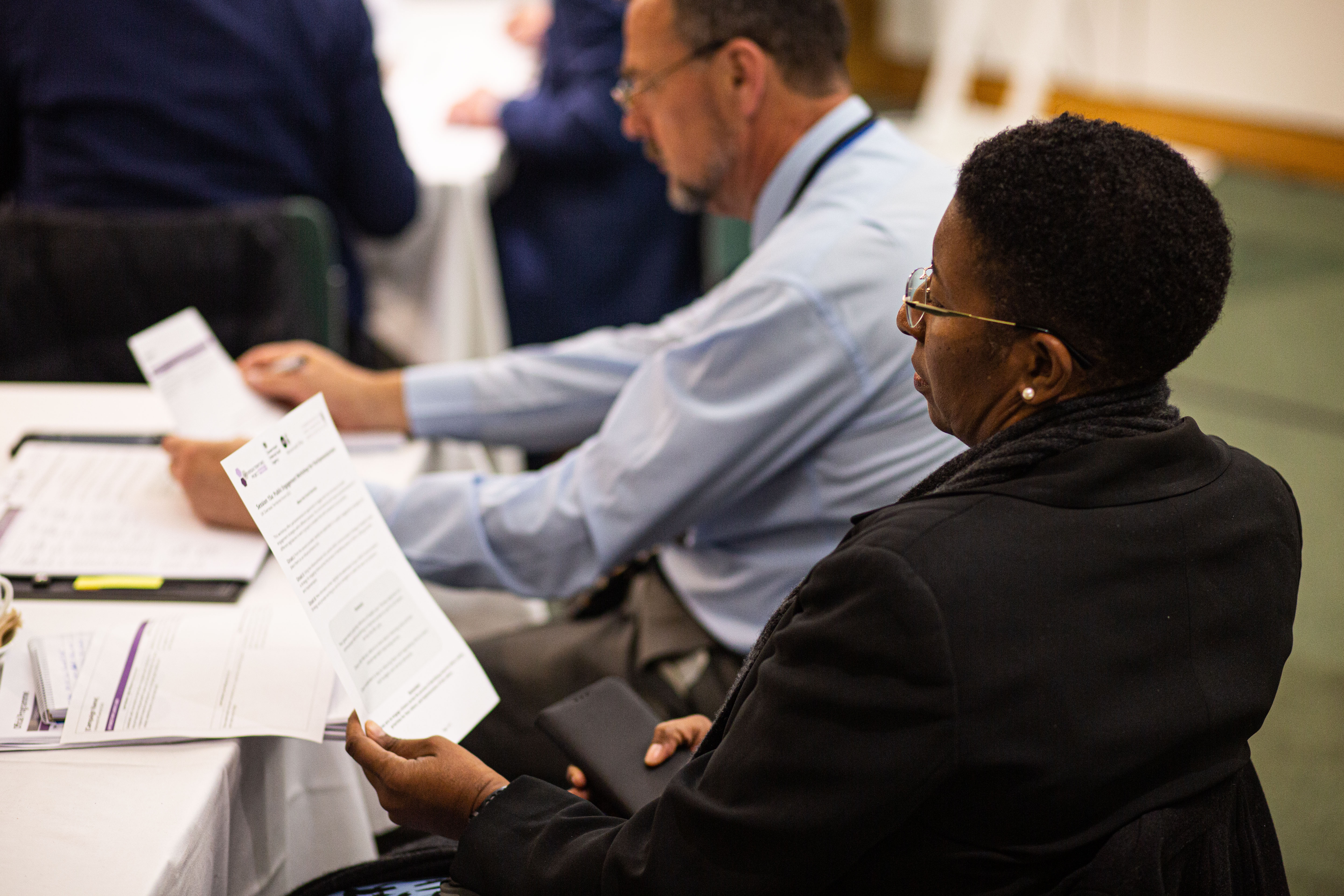 Overseas Territories Forum Delegate participates in a workshop at the Forum