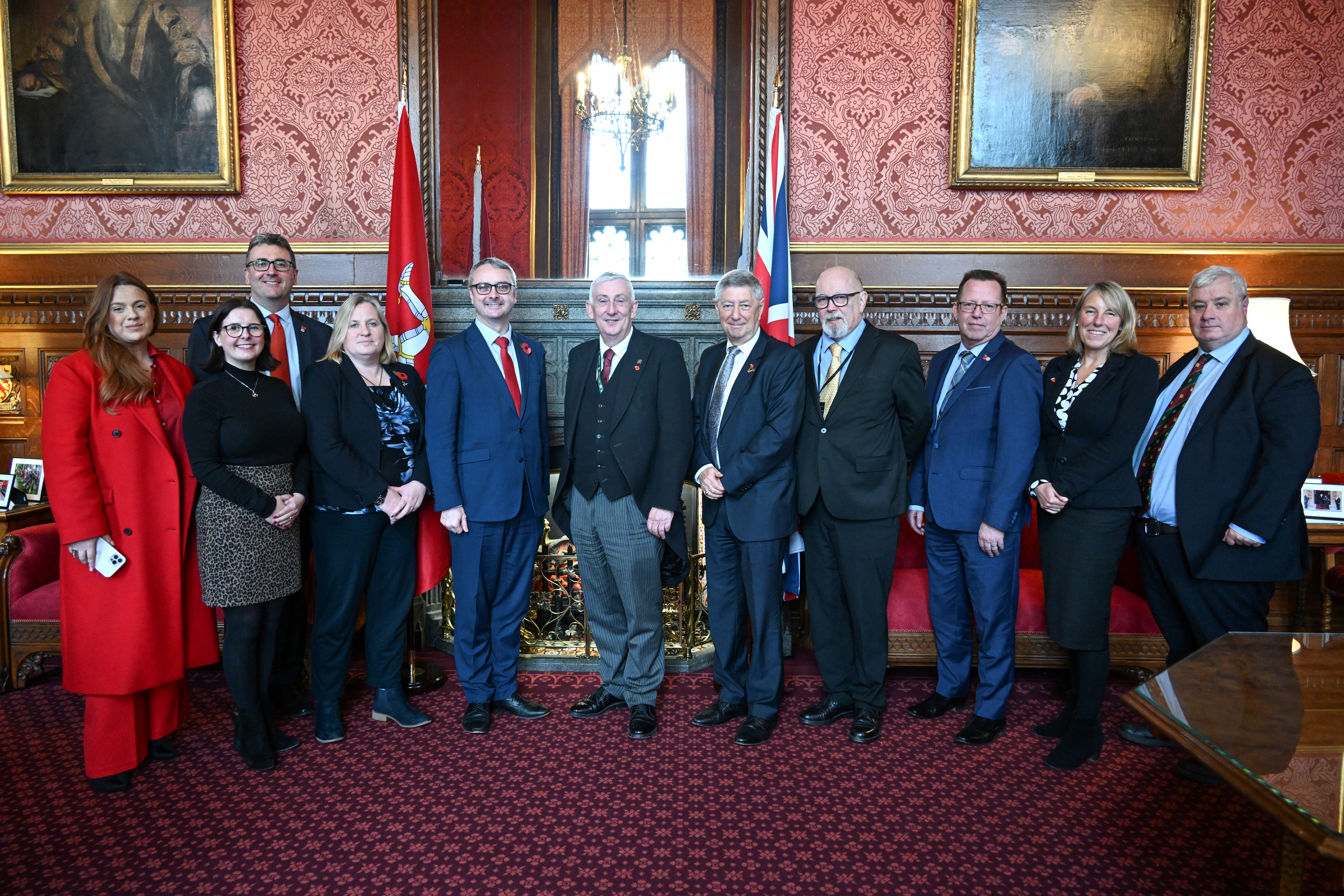 The Isle of Man delegation meeting with Speaker Hoyle. Credit: ©UK Parliament/Jessica Taylor