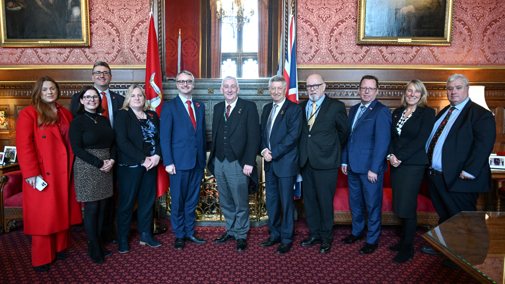The Isle of Man delegation meeting with Speaker Hoyle. Credit: ©UK Parliament/Jessica Taylor