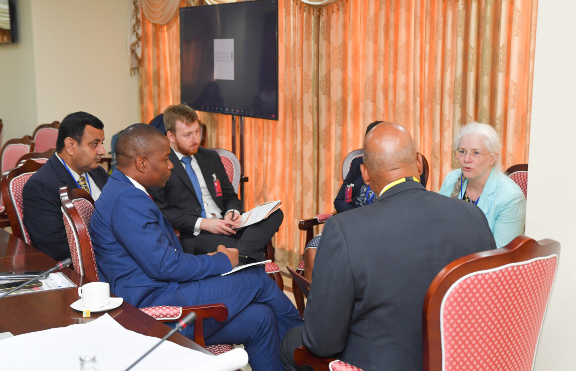 Delegates in discussion during the Public Accounts Committee Workshop for Clerks and Officials in December 2022