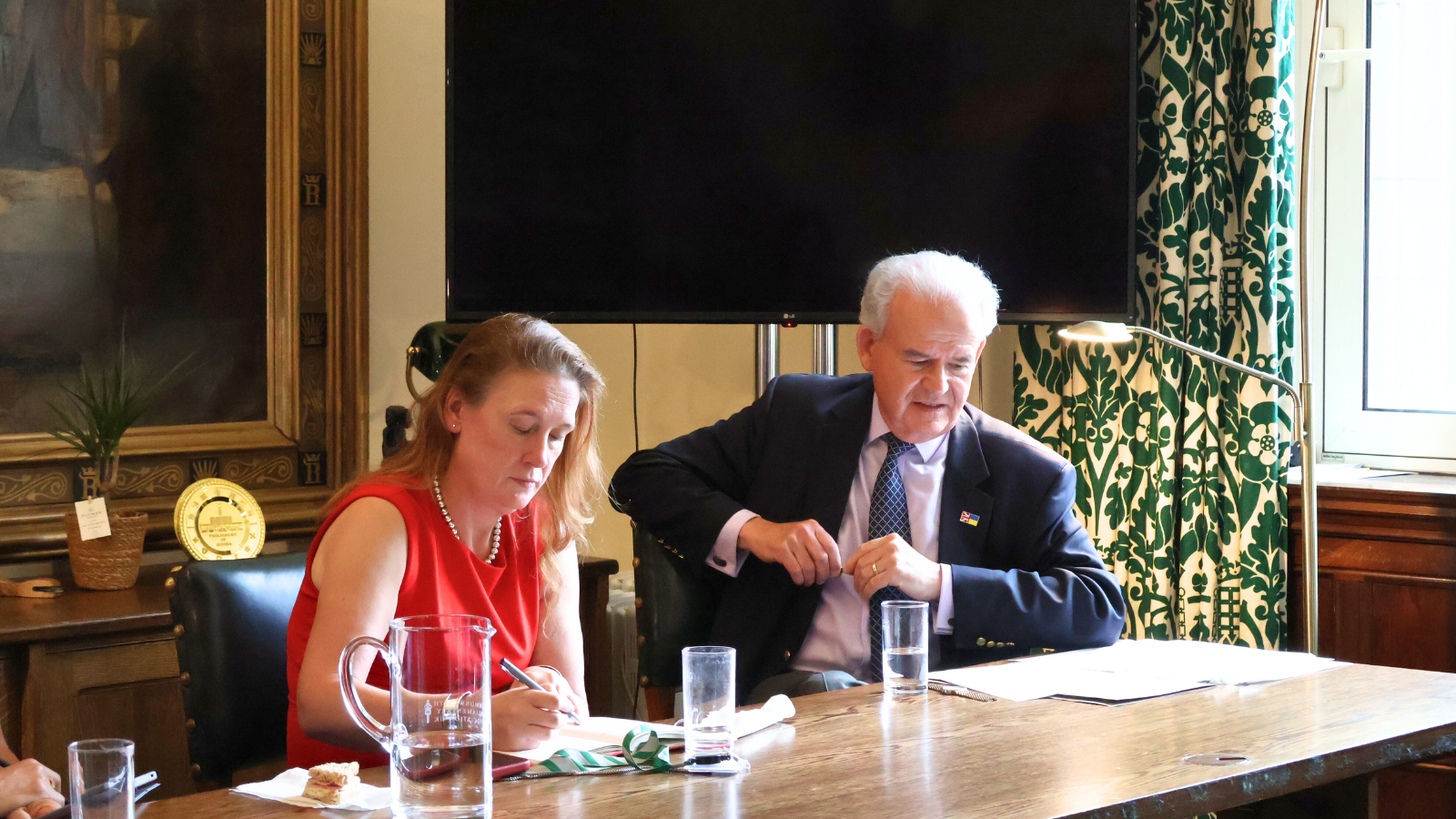 Emily Darlington MP and Julian Lewis MP