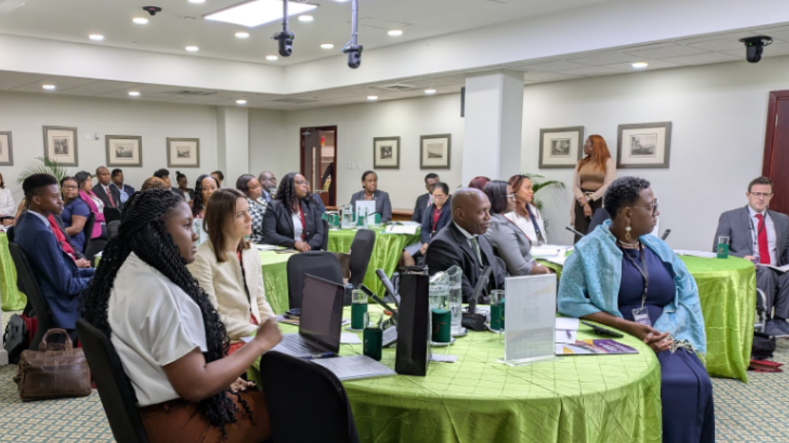 Photo of delegates from across the Caribbean at the 2025 Clerks Programme